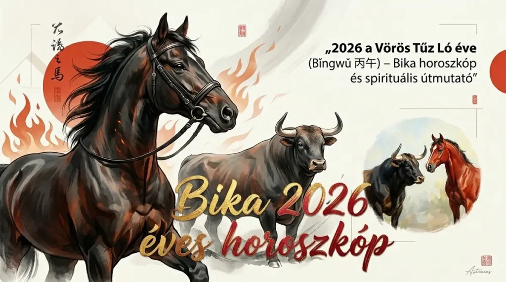 Bika éves horoszkóp 2026 - ez a Bika csillagjegy horoszkópja a 2026 Tűz Ló évére