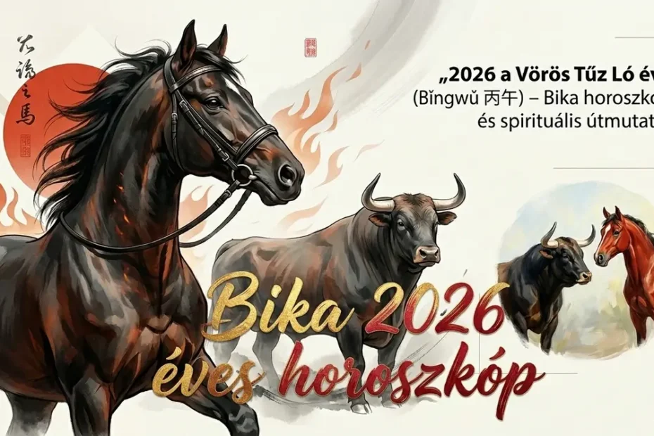 Bika éves horoszkóp 2026 - ez a Bika csillagjegy horoszkópja a 2026 Tűz Ló évére