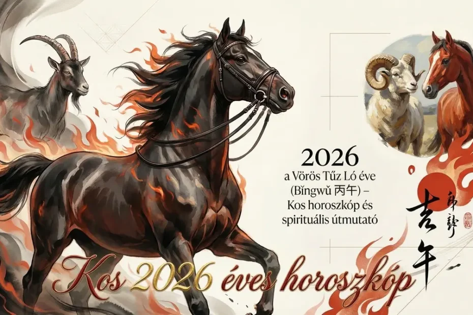 Kos éves horoszkóp 2026 - ez a Kos csillagjegy horoszkópja a 2026 Tűz Ló évére