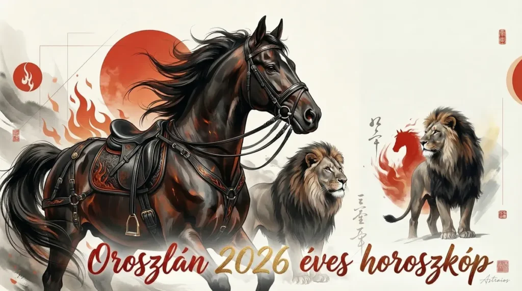 Oroszlán éves horoszkóp 2026 - ez az Oroszlán csillagjegy horoszkópja a 2026 Tűz Ló évére