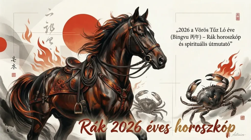Rák éves horoszkóp 2026 - ez a Rák csillagjegy horoszkópja a 2026 Tűz Ló évére