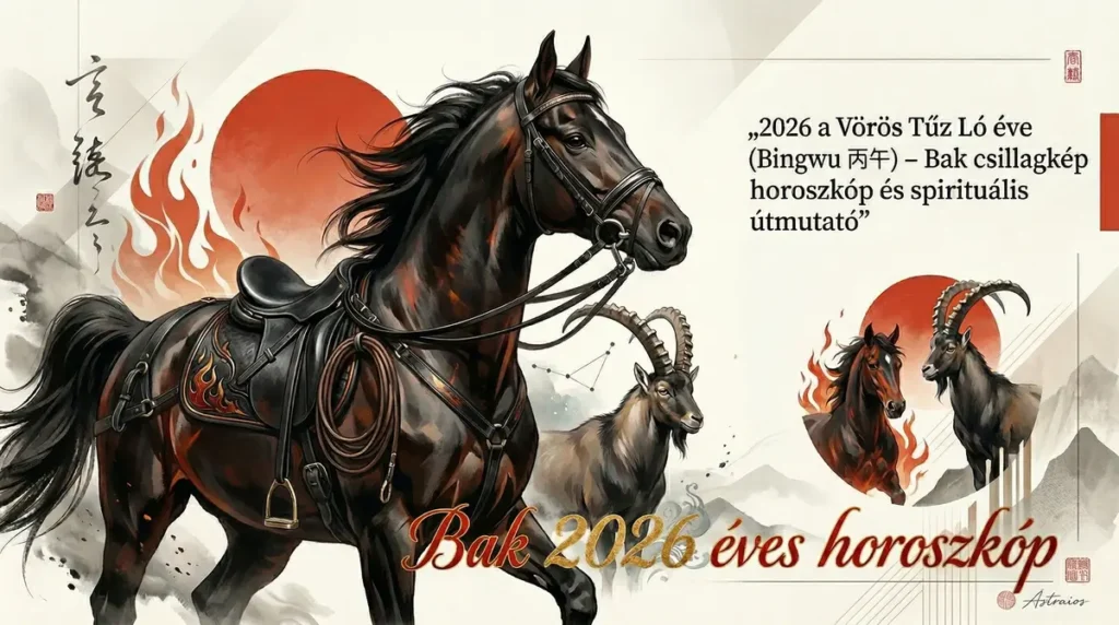 Bak éves horoszkóp 2026 - ez a Bak csillagjegy horoszkópja a 2026 Tűz Ló évére