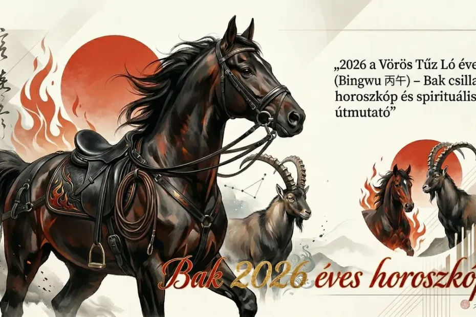 Bak éves horoszkóp 2026 - ez a Bak csillagjegy horoszkópja a 2026 Tűz Ló évére